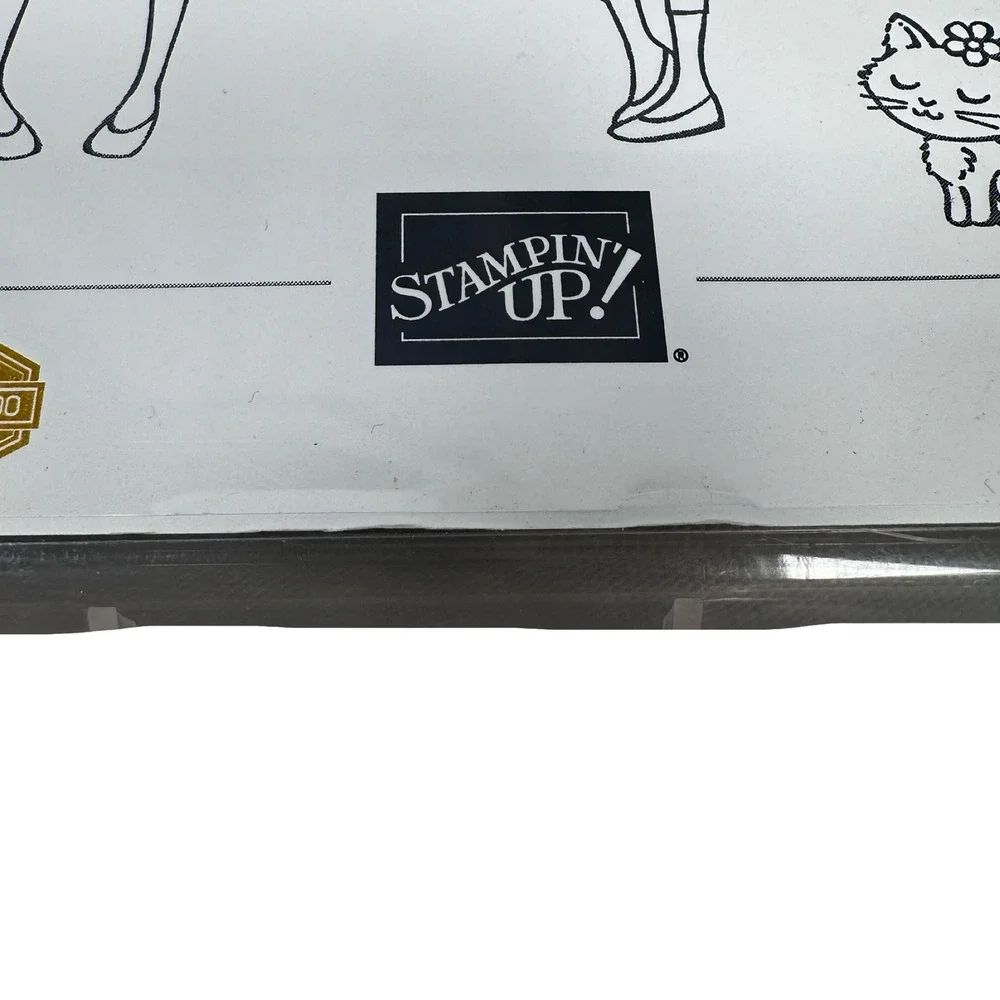 Stampin Up Hey Girlfriend Cling Stamp Set 154516 Red Rubber 12 Pieces New